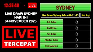 KELUARAN SYDNEY Result LIVE DRAW SYDNEY 4 November 2023Pengeluaran sydney hari ini LIVE TERCEPAT [upl. by Akcimahs]