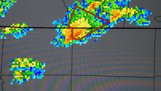 EAS 33 Tornado Warning for Rockingham NC Henry VA [upl. by Aryaz75]