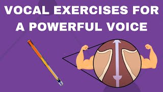 Vocal Exercises For A Powerful Voice With a Straw [upl. by Karla]