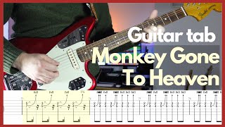 Pixies  Monkey Gone To Heaven Guitar tabs [upl. by Nyliram871]