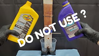 Pennzoil Platinum Engine oil VS Royal purple HPS Full synthetic [upl. by Cavanaugh339]