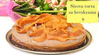 Sirova veganska torta sa breskvama [upl. by Arret]