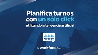 Webinar de Workforcecom  Planifica turnos con un solo click [upl. by Melanie]