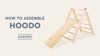 HARPPA Hoodo Climber 2in1 Foldable Pikler Triangle  Adjustinghole alignment Video [upl. by Daza307]