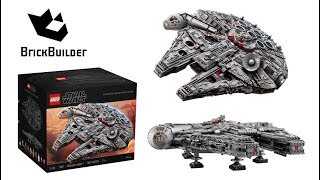 LEGO Star Wars 75192 UCS Millennium Falcon Exclusive and first Pictures Revealed [upl. by Eatnahc]