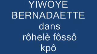 Yiwoyê Bernadette dans Rôhelè Fôssô kpô [upl. by Assyla]