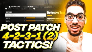 POST PATCH BEST META 42312 FORMATION amp CUSTOM TACTICS  FC 24 Ultimate Team [upl. by Anihtyc]