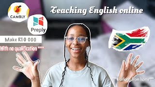 How I made R10 000pm with no qualificationsTeaching English Online Preply [upl. by Arikahc793]