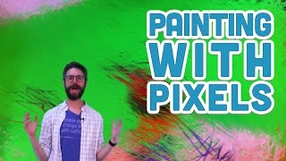 116 Painting with Pixels  p5js Tutorial [upl. by Heddy]