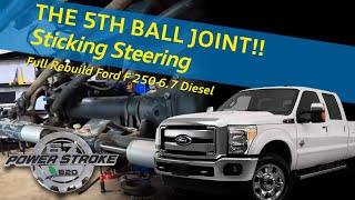 The 5th Ball Joint Sticking SteeringFull Rebuild Ford F 250 67 Diesel [upl. by Mail]