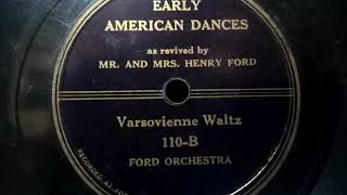 Ford Orchestra ♪Varsovienne Waltz♪ 78rpm record  HMV 102 phonograph [upl. by Eldnar24]