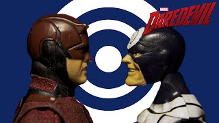 Daredevil vs Bullseye Poindexter Marvel Stop Motion  mezco daredevil Netflix  Mezco Stop Motion [upl. by Adnawt163]