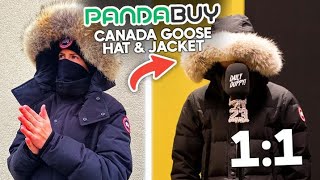 BEST Pandabuy Canada Goose Wyndham Jacket amp Winter Hat  Central Cee Inspired Outfit  Winter Haul [upl. by Calli]