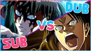 Levi Ackerman  NORMIES DECIDE Sub vs Dub [upl. by Nelrsa922]