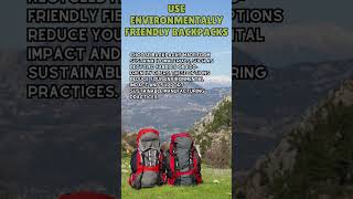 EcoFriendly Camping Guide Use Environmentally Friendly Backpacks [upl. by Annenn]