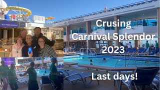 CARNIVAL SPLENDOR  PACK WITH ME FINAL DAYS AT SEA [upl. by Nalor357]