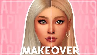 Dina Caliente  Alpha amp Maxis Match  The Sims 4 Townie Makeover  CC LIST [upl. by Sirtemed]