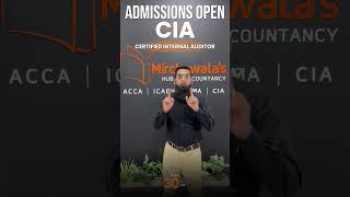 Admissions open for CIA program under the guidance of Sir Moghirah Farooqui [upl. by Eelsew]