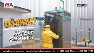 UDYOGI Emergency Safety Shower  Protection for Industrial ampLaboratory Safety safety SafetyShower [upl. by Annibo588]