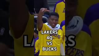 Lakers vs Bucks 4th quarter highlights nba lakers highlights [upl. by Elbert]