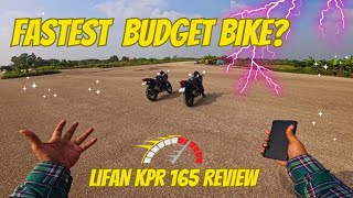 MODIFIED LIFAN KPR 165 REVIEW  Fastest Budget Bike in Town [upl. by Attennek]