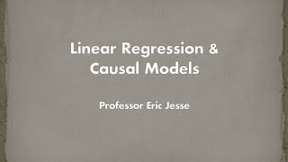 Linear Regression amp Causal Models in Excel [upl. by Streeto653]