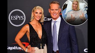 Joe Buck’s wife Michelle BeisnerBuck gets surgery after he drives golf ball into her [upl. by Recnal549]