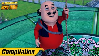 New Compilation  19  Hindi Cartoon  Motu Patlu  S09  spot [upl. by Nerra]