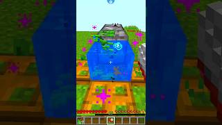 EASY AUTOMATIC SEAGRASS FARM MINECRAFT minecraft viral shtos [upl. by Mayhs]