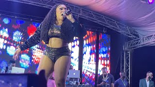 Destra Garcia Live Performance At I ❤️ SOCA Concert Guyana 🇬🇾 [upl. by Wailoo608]