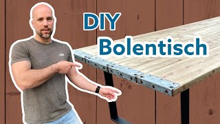 Esstisch aus Gerüstbohlen bauen  DIY Tutorial [upl. by Centonze]