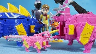 파워레인저 다이노포스 드릴케라 만들기 mini Stegochi Dino Charge Kyoryuger [upl. by Pournaras]