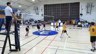 Alameda High School  Encinal High Junior Varsity Mens Volleyball  April 3 2023 Side Court [upl. by Evars]