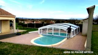 FONCTIONNEMENT ABRI DE PISCINE par ABRIS ARTECH FABRICANT [upl. by Ingalls135]