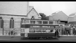 Watching trams in 1950s London [upl. by Herwig519]