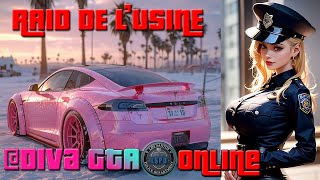 GTA ONLINE  CluckinBell  Raid sur lUsine  CRIME DESORGANISE Vincent  blueazur [upl. by Otanutrof690]