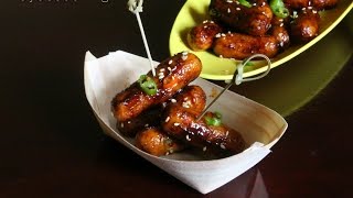 Sticky amp Spicy Party Sausages Recipe in Tamil [upl. by Lette]