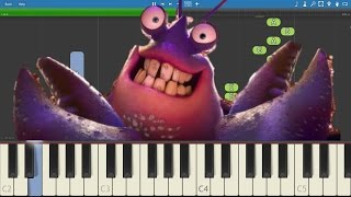 How to play Shiny  EASY Piano Tutorial  Moana Soundtrack  Jermaine Clement [upl. by Ezequiel]