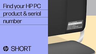 Find your HP computer product amp serial number  HP Support [upl. by Bruno]