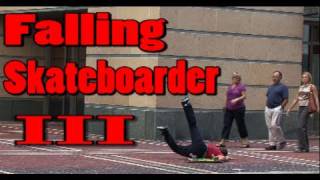 Public Pranks The Falling Skateboarder 3 [upl. by Merp619]