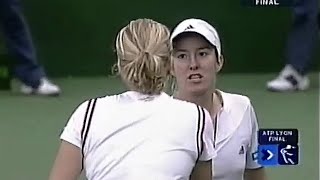 Kim Clijsters vs Justine Henin 2003 Filderstadt Final Highlights [upl. by Karalynn]