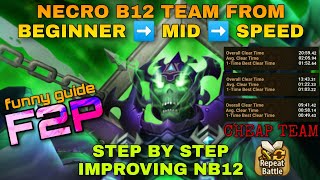 NECRO B12  NB12 BEGINNER TO FAST SPEED SAFE TEAM SUMMONERS WAR SW [upl. by Rosenkranz]