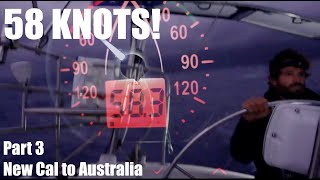 Nasty Storm at sea New Cal to Australia Part 3 Sailing Latitude EP36 [upl. by Boone804]