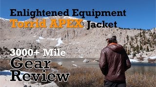 EE Torrid APEX Jacket 3000 Mile Review [upl. by Accem232]