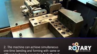 CNC Bar Forming Machine  ALB  Rotary Engineering UK Ltd [upl. by Giorgi320]