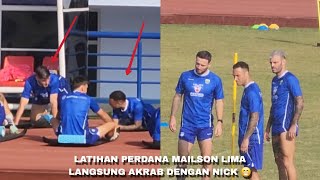 MAILSON LIMA KENA OSPEK NICK KUIPERS SESI LATIHAN PERSIB JELANG LIGA 1 20242025 DI ARCAMANIK [upl. by Eednus]