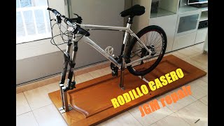 rodillo para bicicleta casero en pleno confinamiento [upl. by Kerrison]