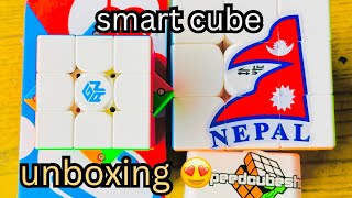 Dream smart cubeGAN i3 from speedcubeshop smartcube special nepalisong millionviews [upl. by Charity594]