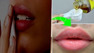 Comment avoir de belles lèvres Hydratées roses naturellement tres vite 3 Astuces top😍 [upl. by Niela]