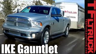 2016 Ram 1500 HEMI takes on the Extreme Ike Gauntlet Towing Review [upl. by Sirrep]